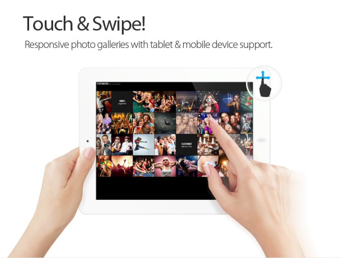 Touchswiping Support